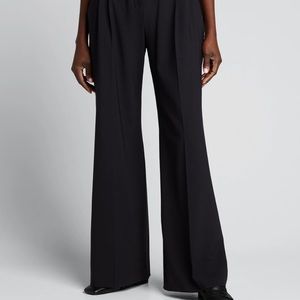 MaxMara Black Wide Leg Drawstring Trouser Pant 10